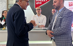 Djezzy reçoit la visite du ministre de la poste et des télécommunications  au Salon ICT Maghreb