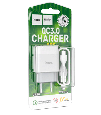 شاحن QC3,0 C72Q TYPE-C